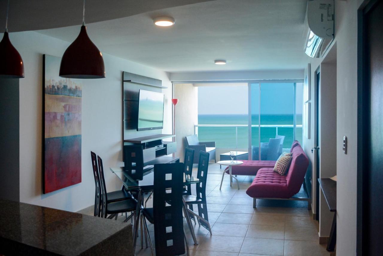 Lindo Departamento al pie de playa Edificio TORRE OCEÁNICA Salinas (Santa Elena) Exterior foto